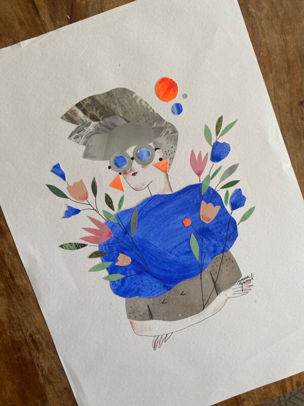 Collage amb Anna Grimal